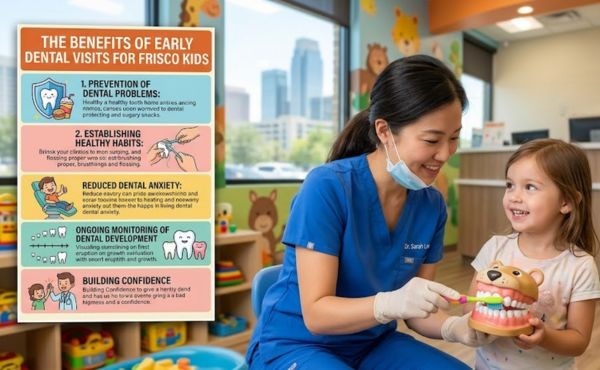The Benefits of Early Dental Visits for Frisco Kids